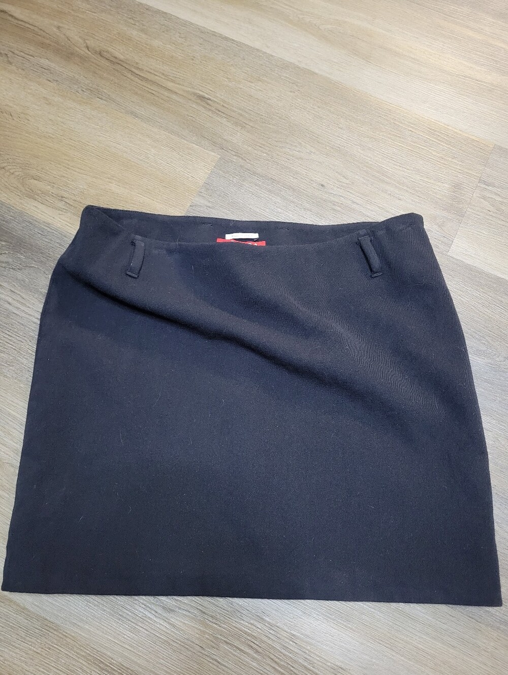 Prada black wool pencil